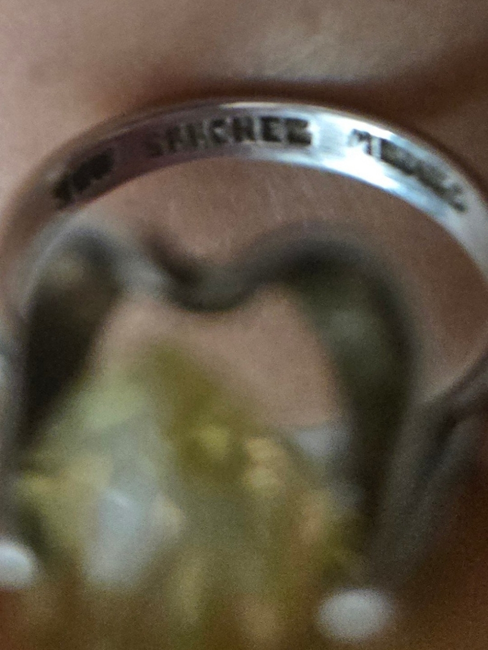 Uranium Vaseline Glass Ring - Elegant Women's Jewelry - Picture 6 of 7
